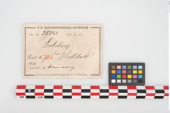 Etikett zu Bronzehohlblecharmring (NHMW-PRAE-025841)